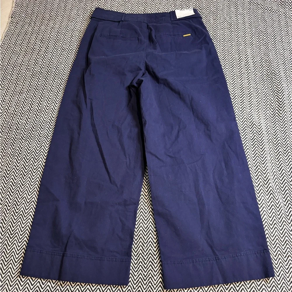 Anne Klein Wide Leg Pants in Blue | Sz 6 | NWT - Picture 7 of 11
